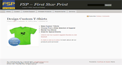 Desktop Screenshot of firststarprint.com